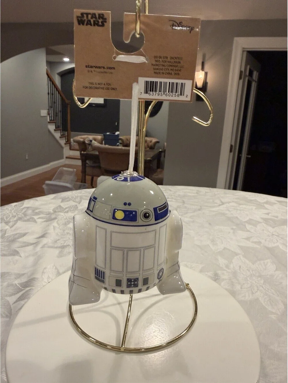 Hallmark Star Wars R2-D2 Ornament Shatterproof With Tags